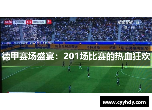德甲赛场盛宴：201场比赛的热血狂欢